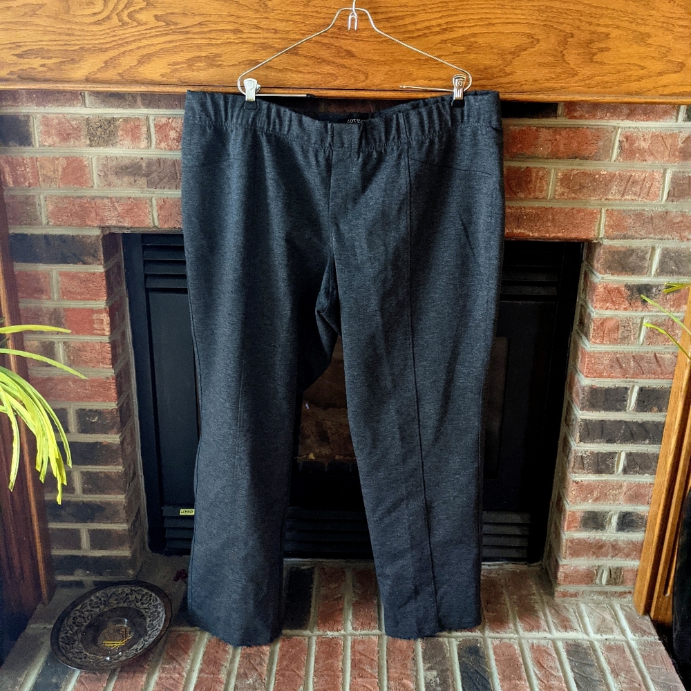 Apartment 9 gray skinny dress pants size 22W